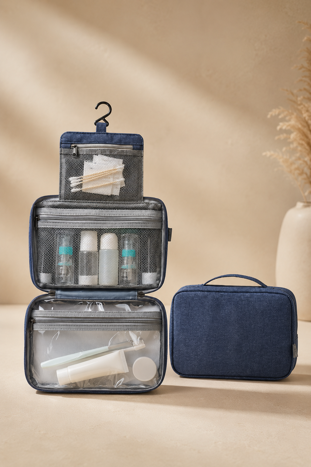 Hanging Travel Toiletry Organizer Bag
