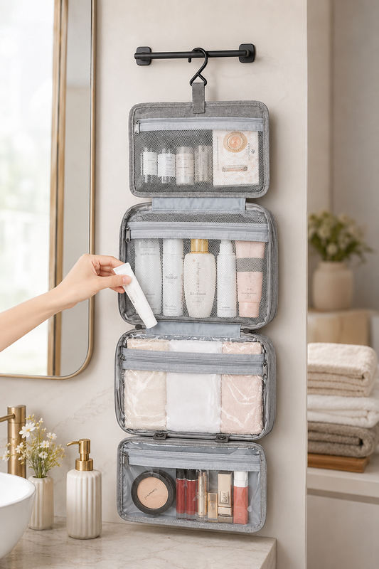 Hanging Travel Toiletry Organizer Bag