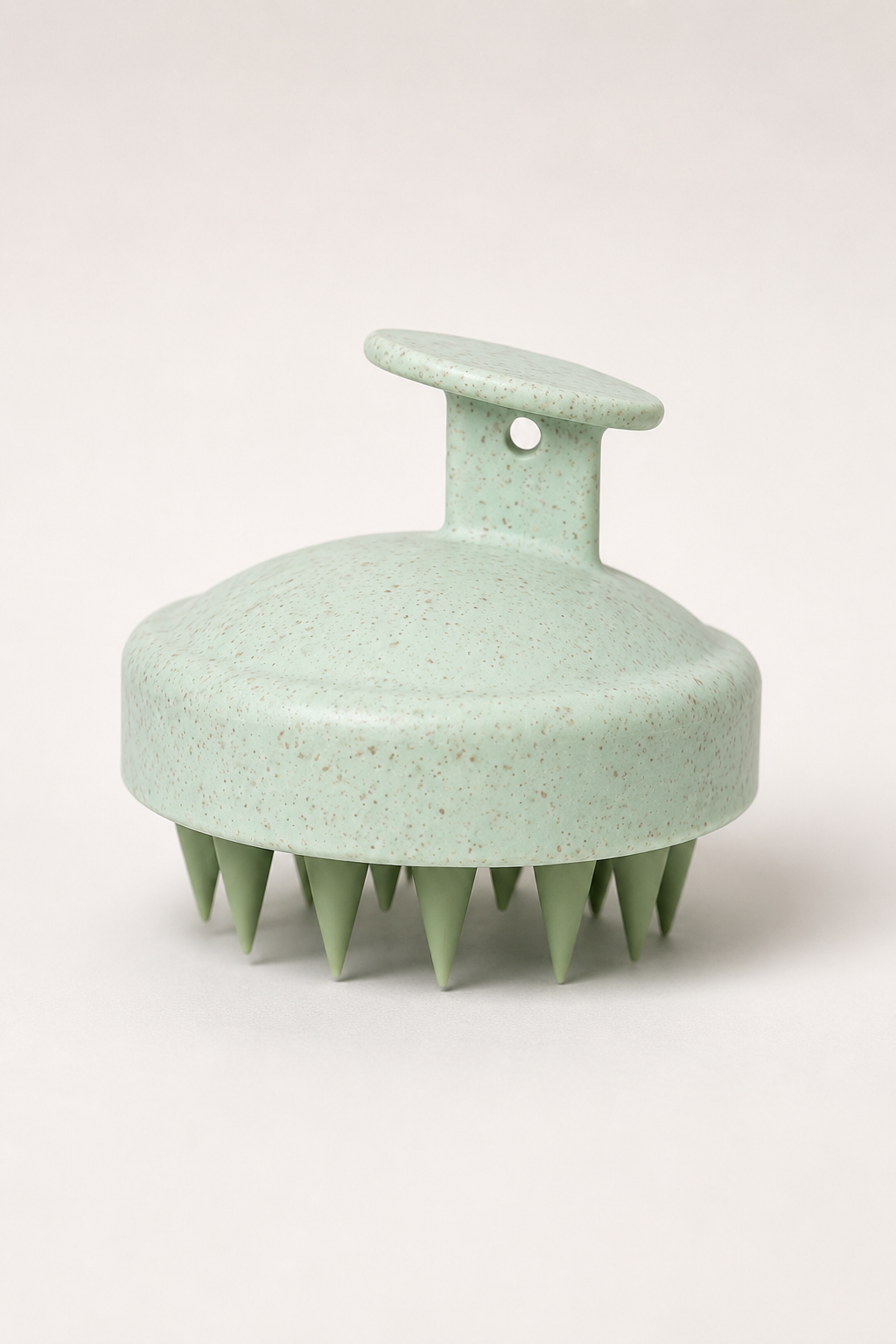 Cepillo de champú de silicona para masaje del cuero cabelludo