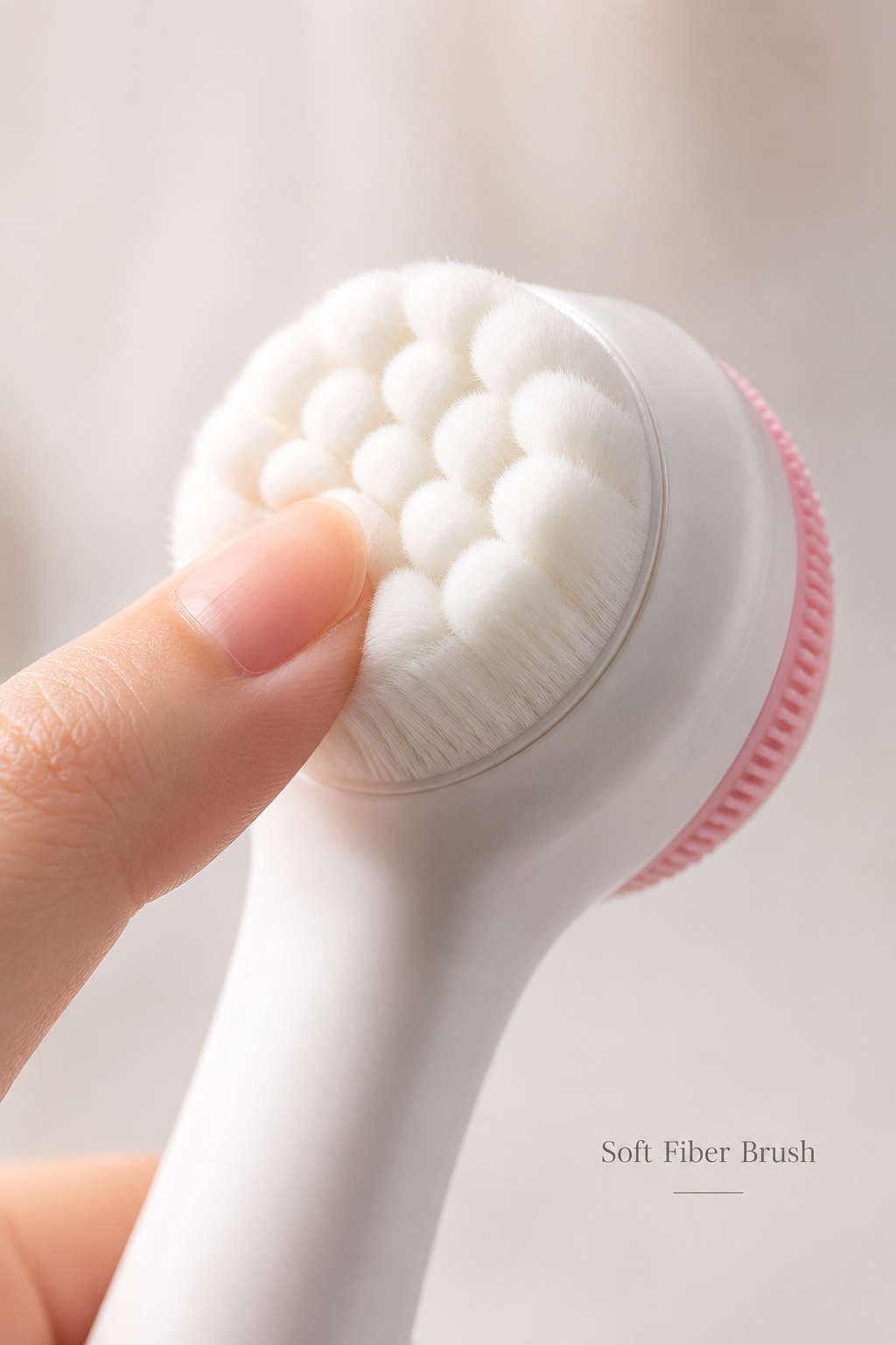 Dual-Sided Silicone Facial Cleansing Brush