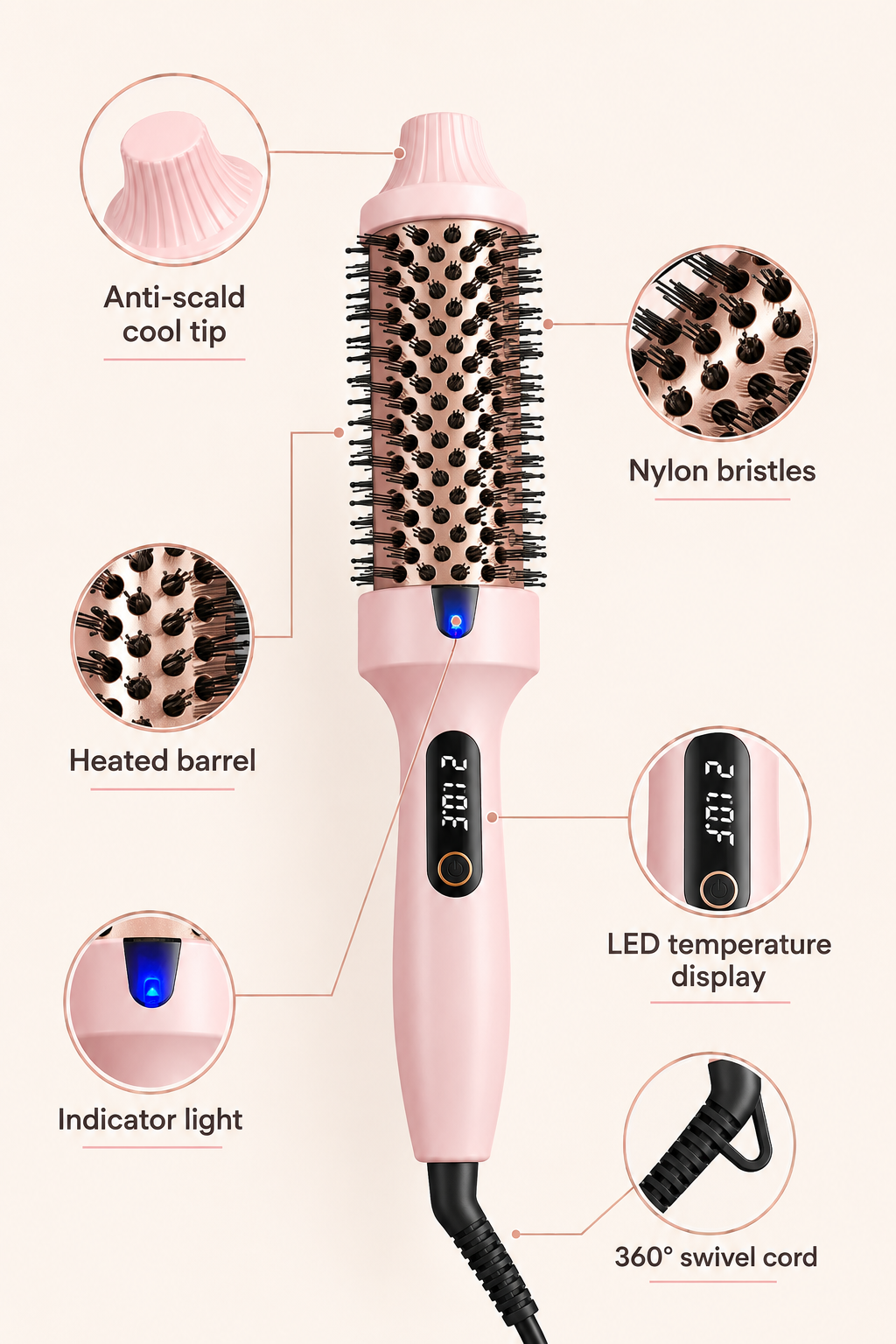 Ionic Hot Air Styling Brush