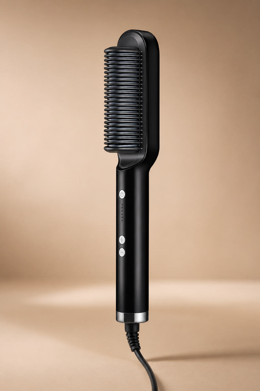 Hair Straightener Ceramic Hot Comb 2 in 1 Electric Straighten Hair Brush Negative Ion Fast Heating Styling Tool