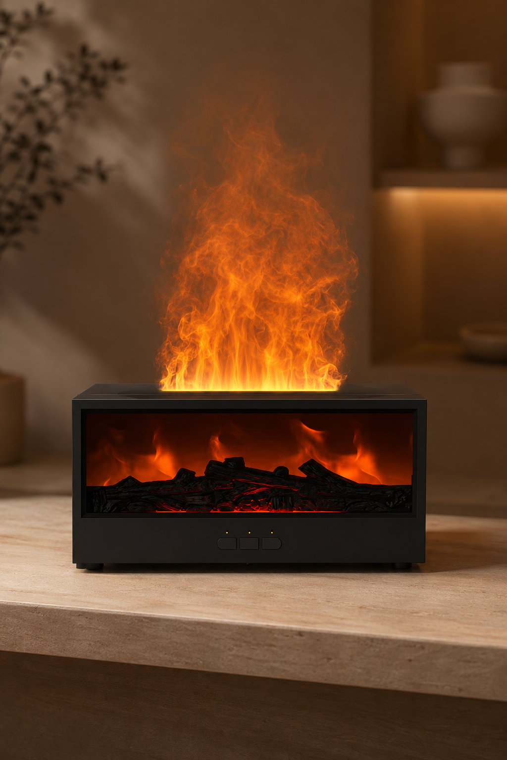 Fireplace Flame Ultrasonic Aroma Diffuser