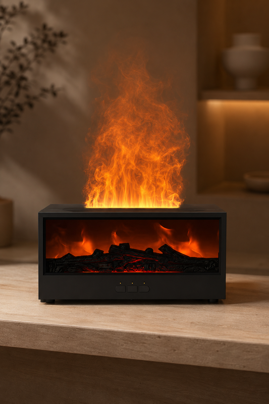 Fireplace Flame Ultrasonic Aroma Diffuser