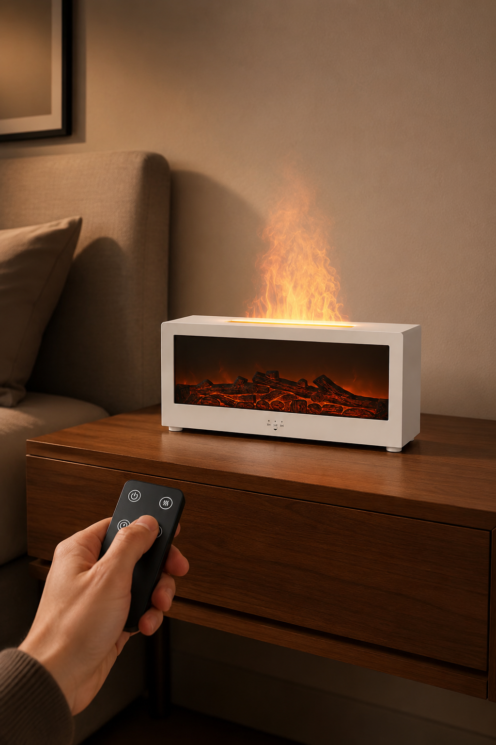 Fireplace Flame Ultrasonic Aroma Diffuser