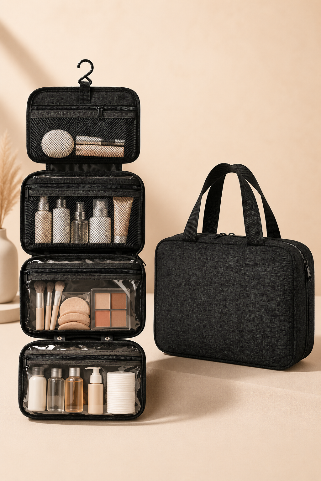 Hanging Travel Toiletry Organizer Bag