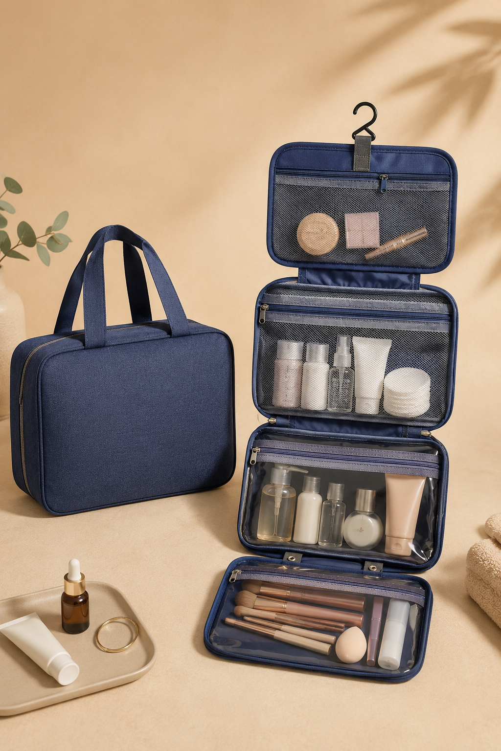 Hanging Travel Toiletry Organizer Bag