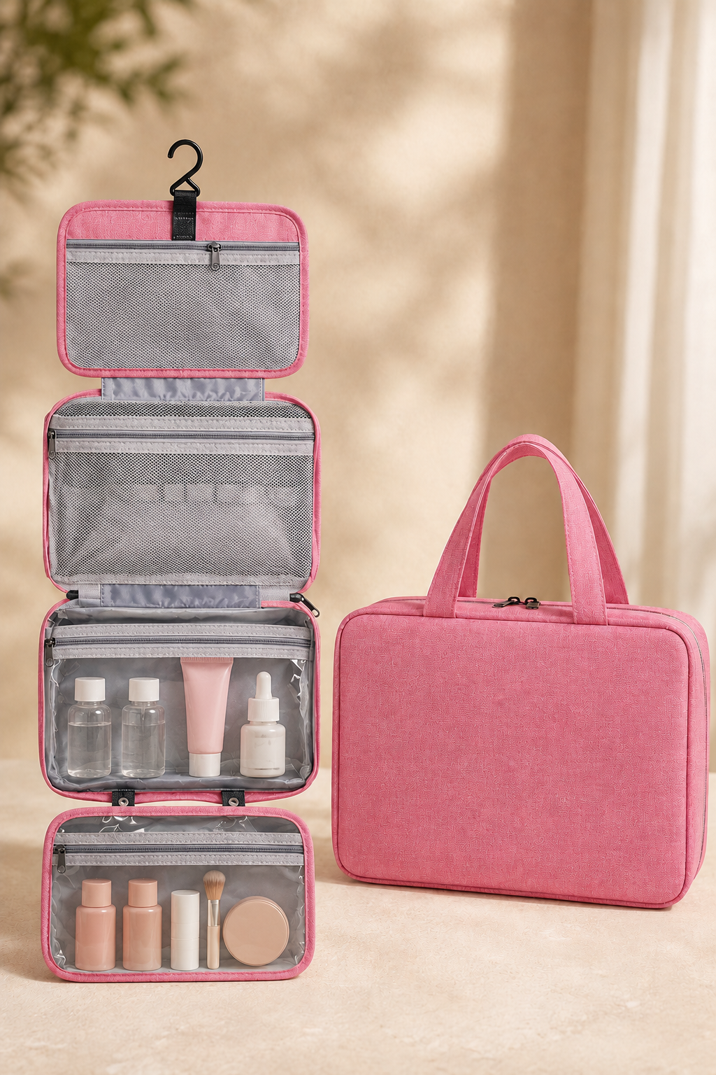 Hanging Travel Toiletry Organizer Bag