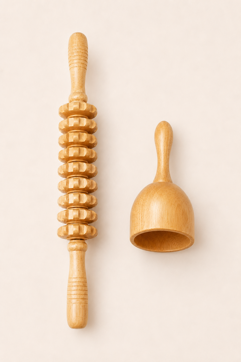 Wood Therapy Massage Tools Lymphatic Drainage Massager Body Sculpting Tools for Colombian Maderotherapy, Anti-Cellulite