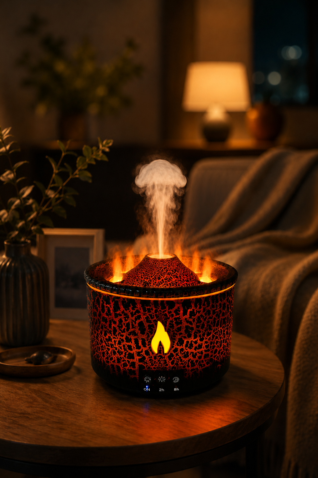 Volcanic Flame Aroma Diffuser & Humidifier